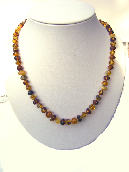 Collier de perles d'Ambre BC82