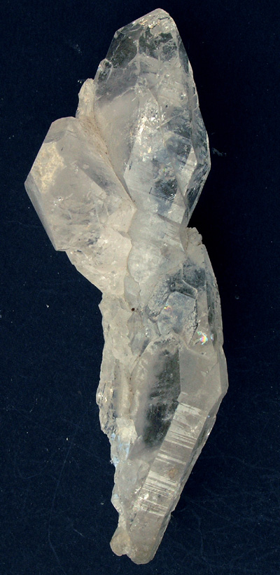 Quartz ou Cristal de Roche  (avec cristaux bi terminés)