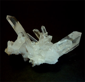 Crystals of quartz